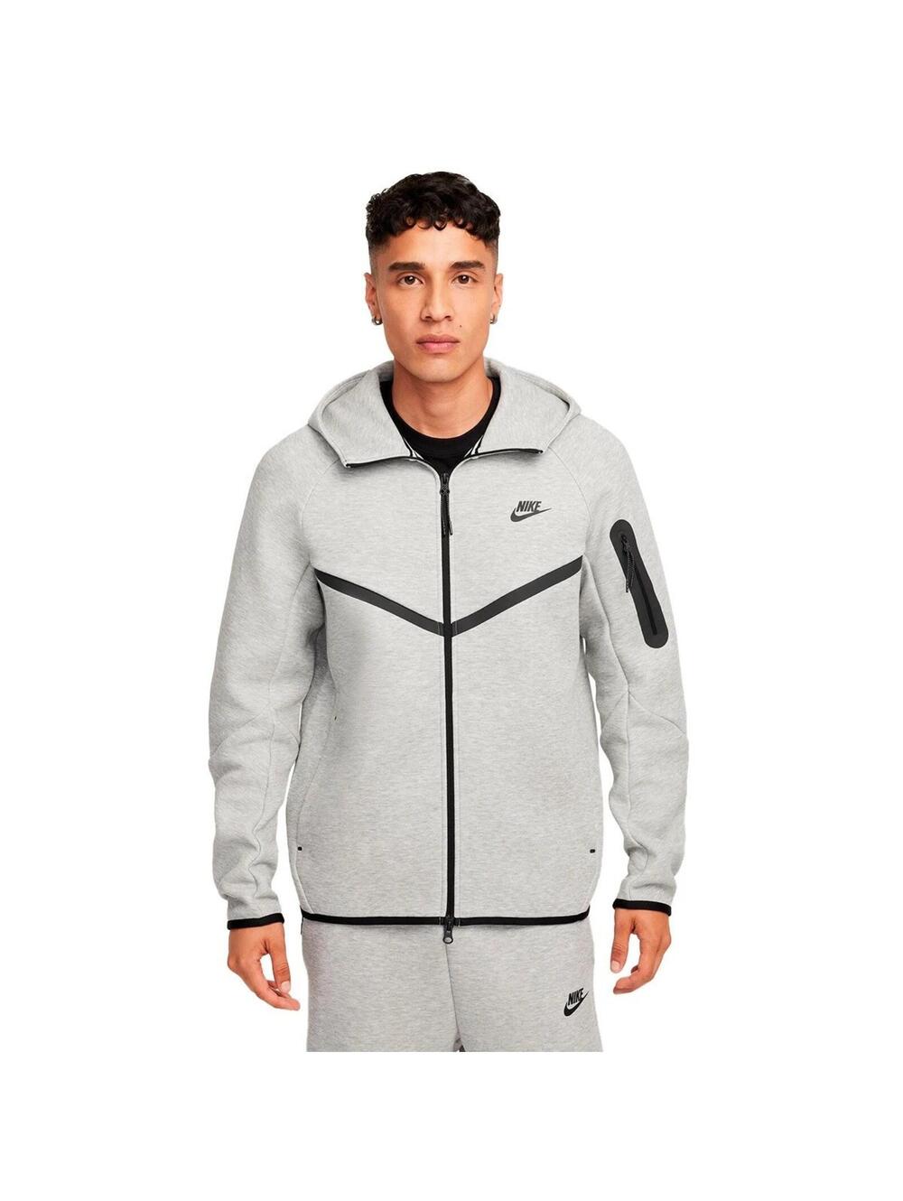 Nike Sportswear Tech Fleece Full Zip Hoodie Men's L Grey CU4490-063 NWT